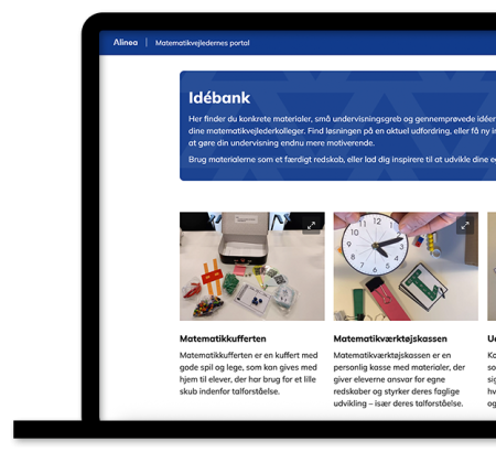 Listevisning matematikvejledernes portal