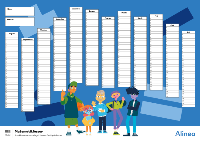 Plakat: Fessor kalender