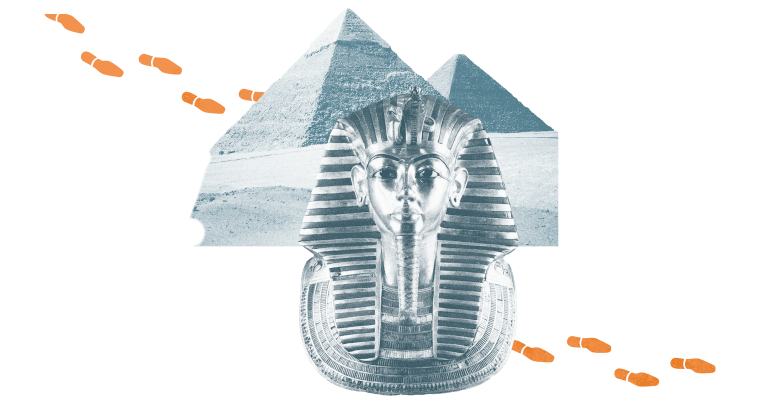 På sporet af historien – Grafik – Web